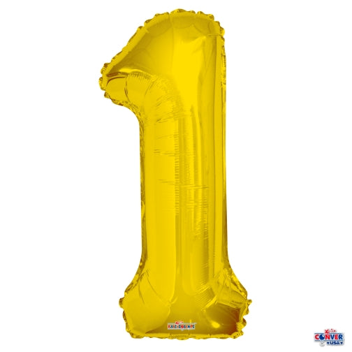 34” Number 1 Gold CONVER