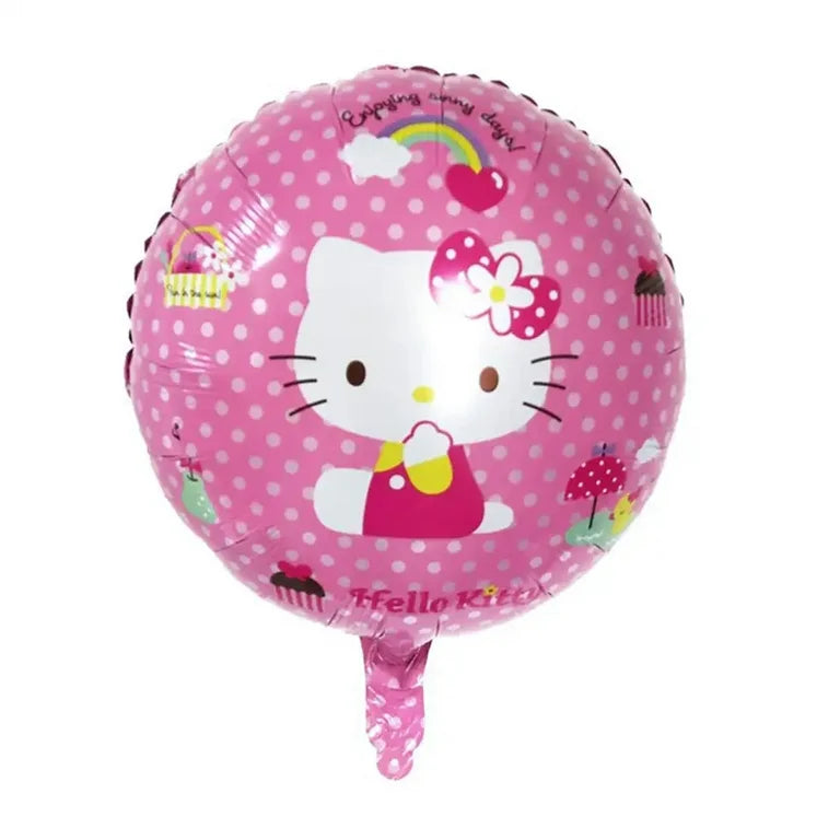 18” Hello Kitty Pink w/polka dots