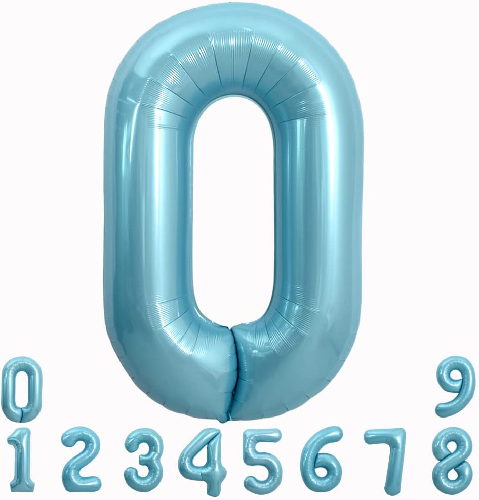32” Baby Blue Number 0