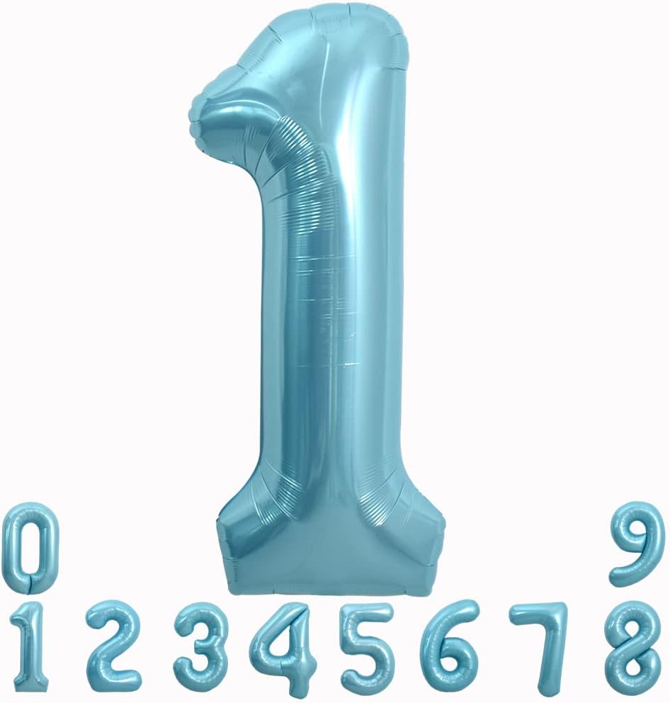 32” Baby Blue Number 1