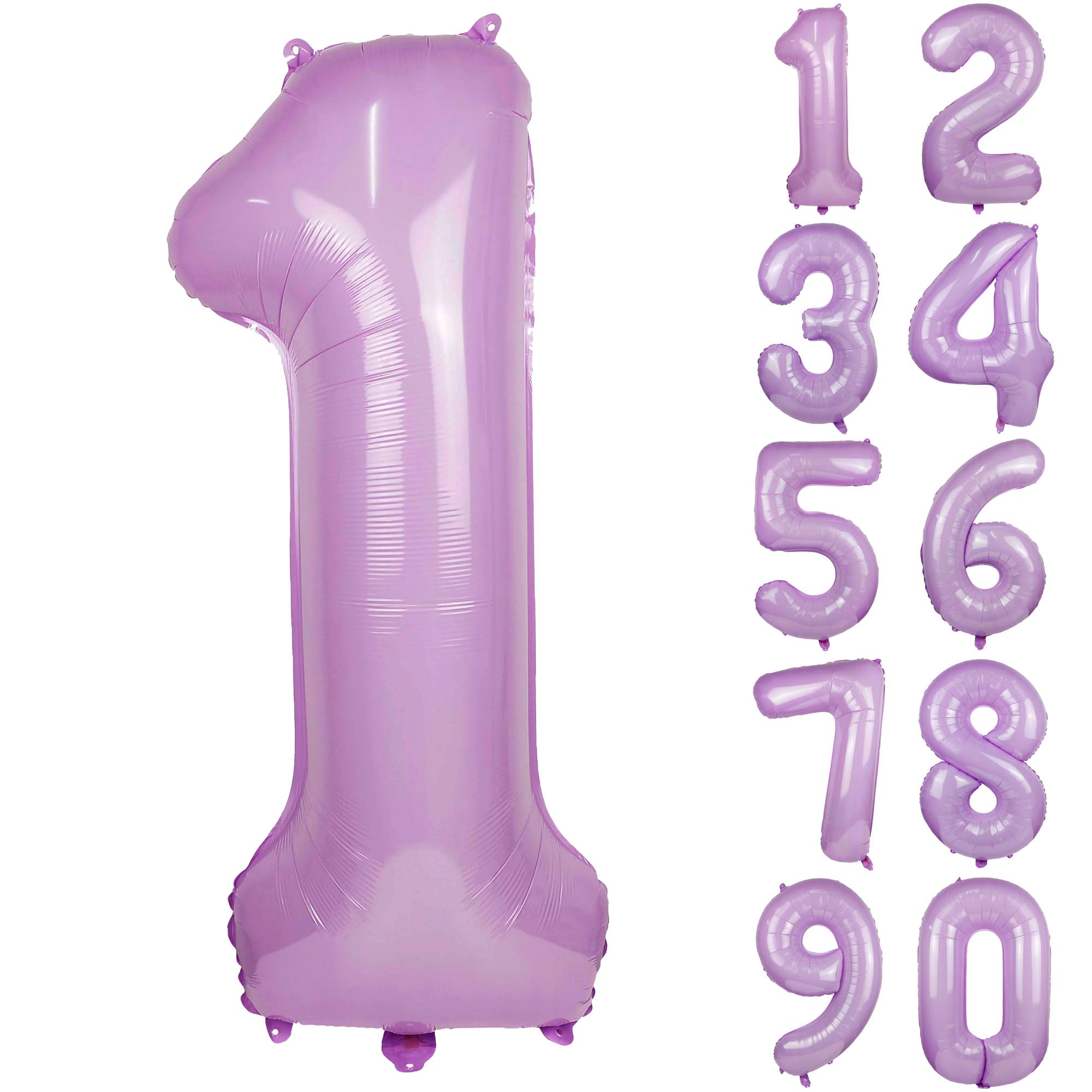40” Macaron Purple Number 1