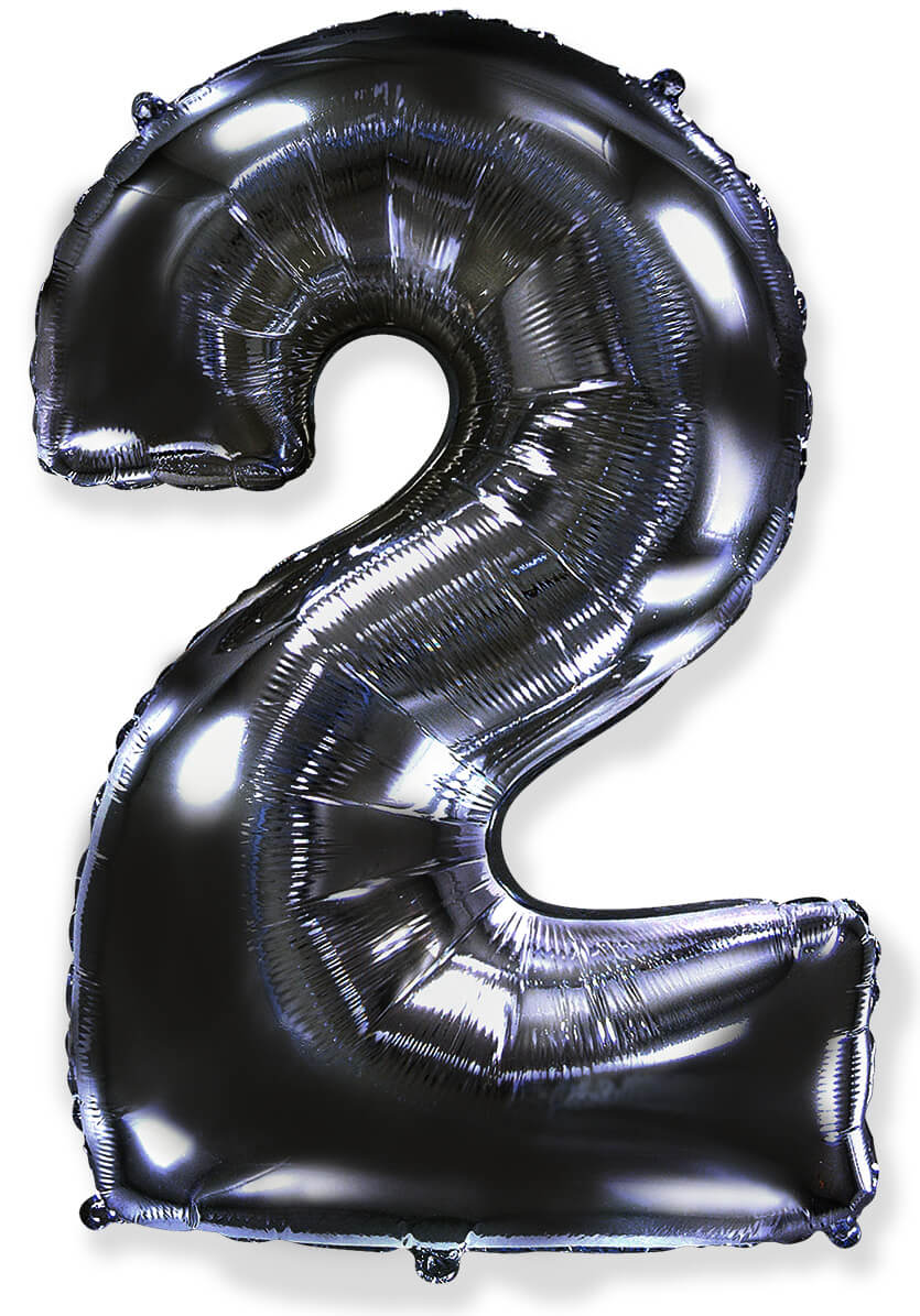34” Number 2 Black CONVER