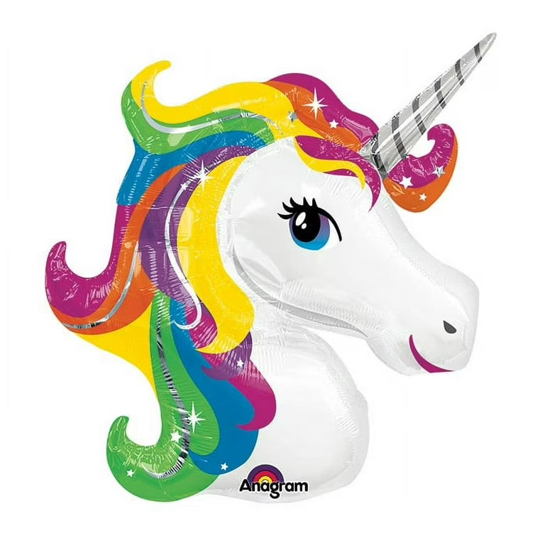 33" Unicorn Rainbow Supershape Anagram 15/helium