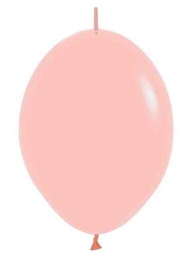 Sempertex 6" Link o Loon: Pastel Matte Melon 50ct