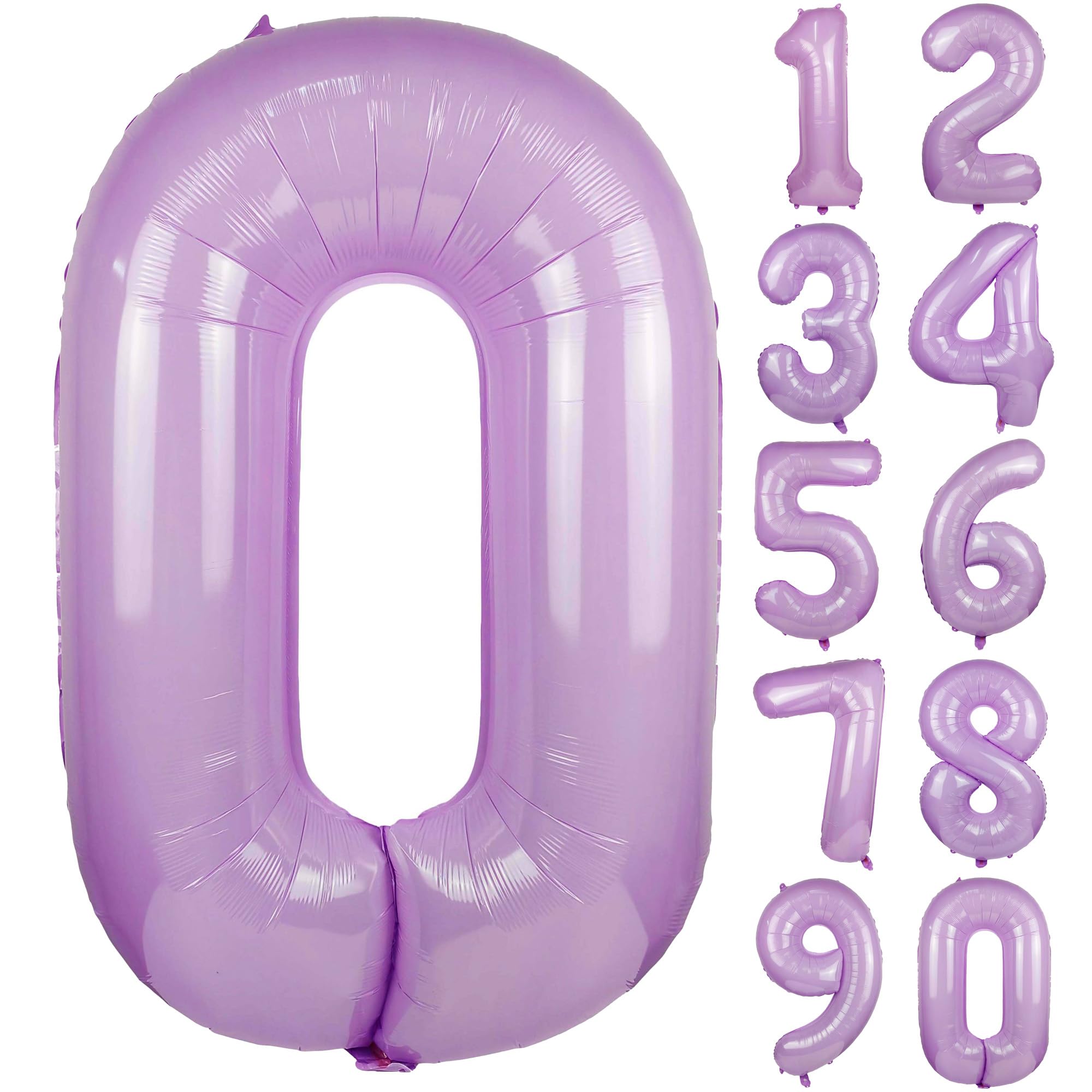 40” Macaron Purple Number 0