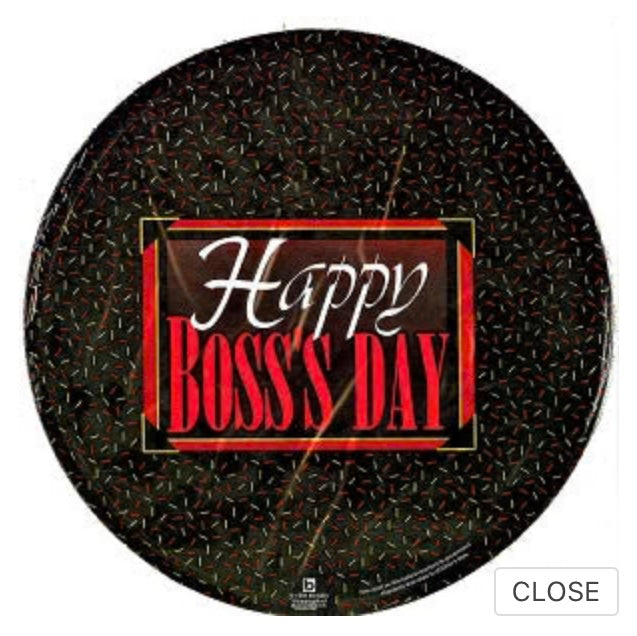 9” Airfill Only Happy Boss Day Balloon
