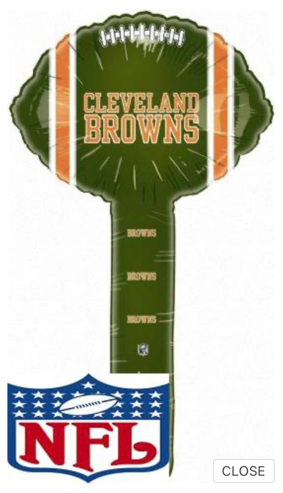 Air Filled NFL Football Hammer Cleveland Browns Balloon