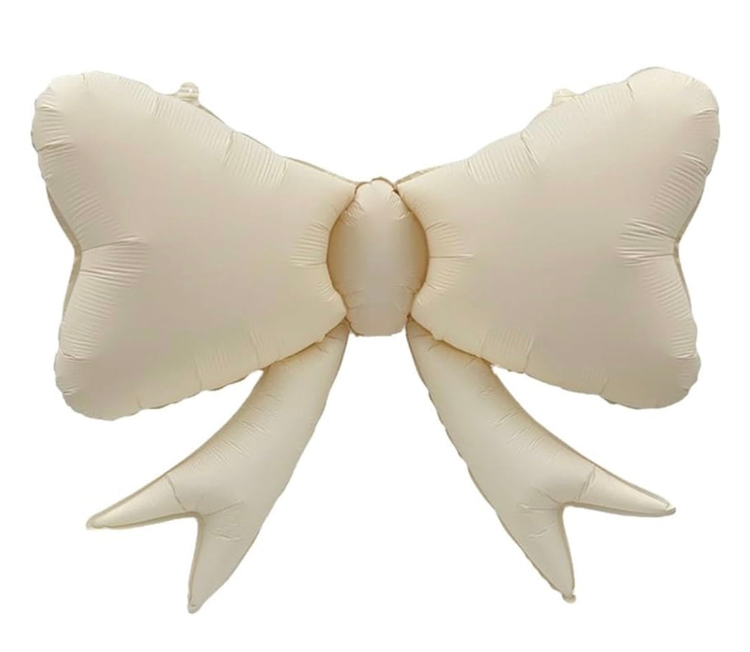 31" Bow: Macaron Beige