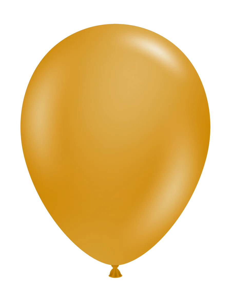 Tuftex 5” Metallic Gold 50ct