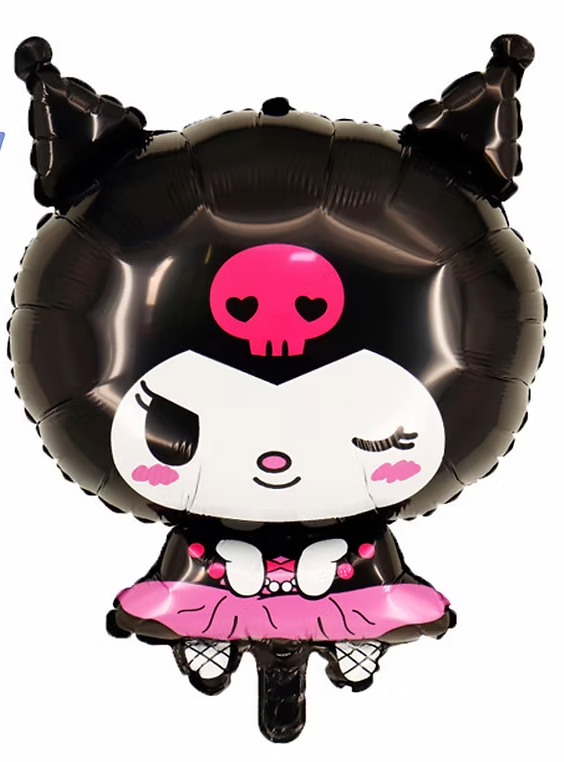 Kuromi Airfill Wink Black with pink dress