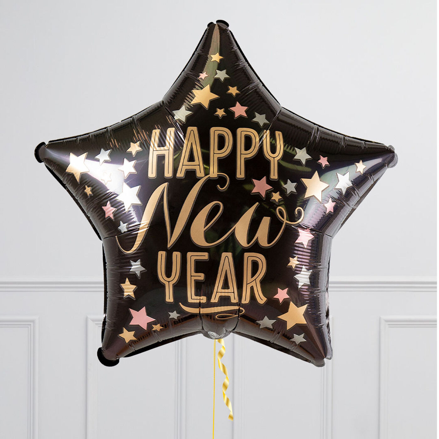 18" Happy New Year Star Foil