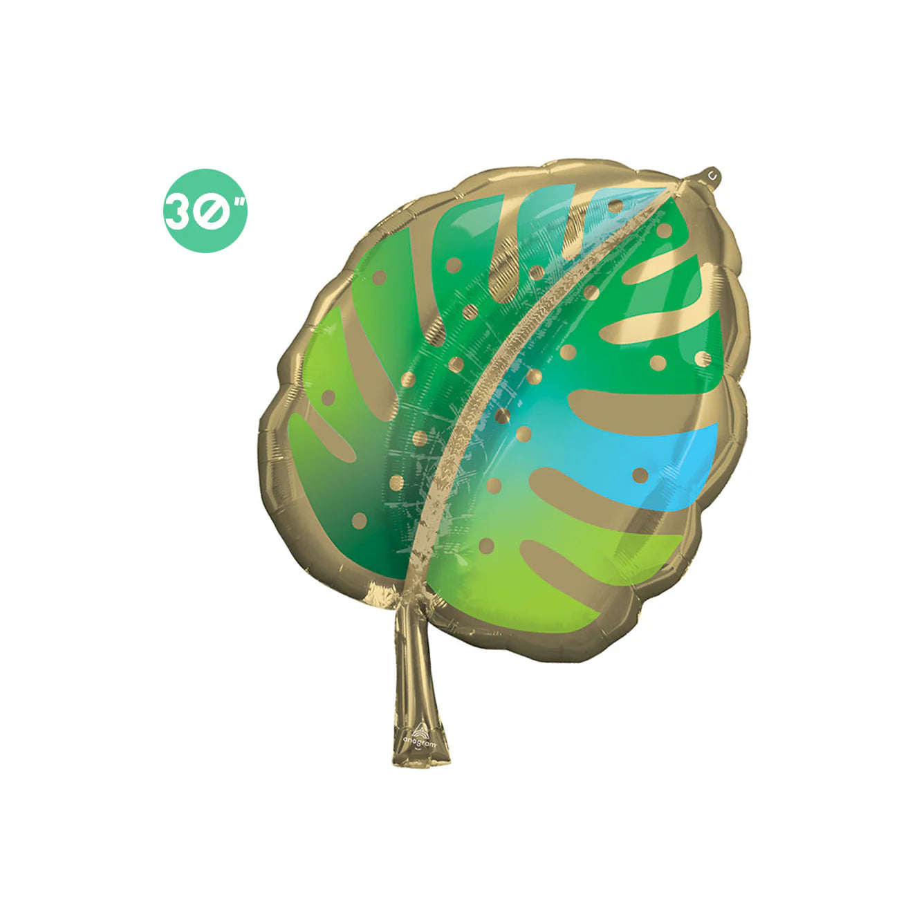 30" XL Palm Frond Mylar