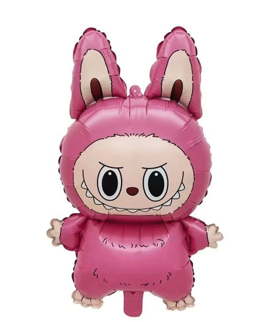 14" Labubu Full Body Pink with Stick