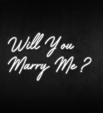 LED Sign: Will You Marry Me