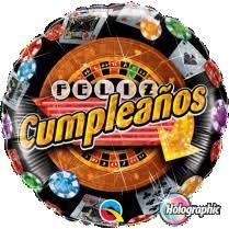 18" Cumpleanos Sparkling Casino