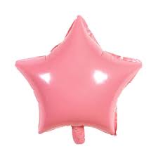 10” Foil Stars: Pastel Pink 2ct