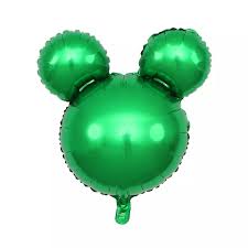 Mickey Foil Head: Green 5pcs