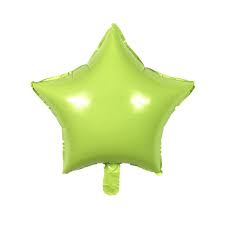 18" Star Foil: Macaron Green