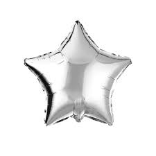 18" Star Foil - Silver