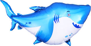 40" XL Ocean Buddies Shark Mylar