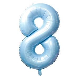 40” Number 8 Baby Blue AiRise