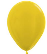 Sempertex 11” Metallic Yellow 100ct