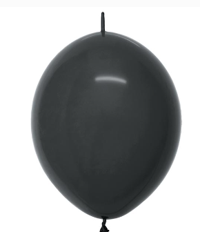 Sempertex 12” Deluxe Black LinkOLoon LOL 50ct