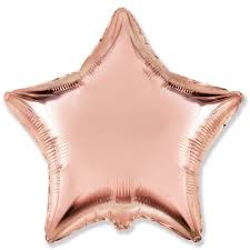 09” Star Foil - Rose Gold
