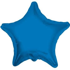 10” Star Foil Royal Blue 2pcs