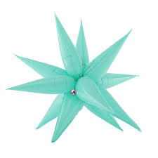 27” Starburst Pastel Blue