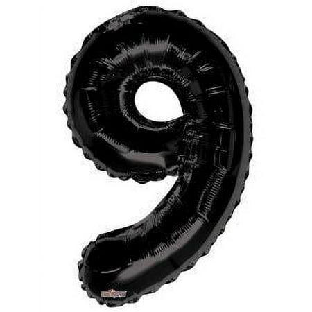 34” Number 9 Black CONVER
