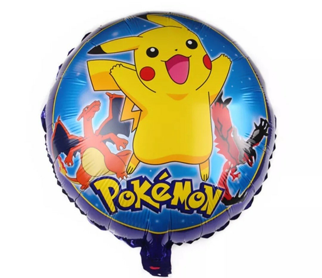 18" Pokemon Blue Foil Balloon