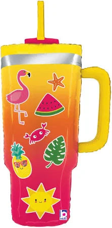 34" Summer Tumbler Betallic