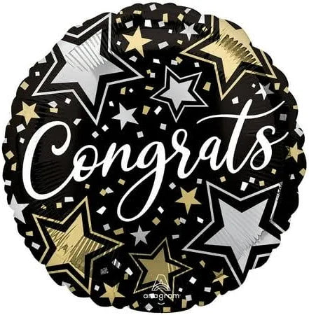 18" Congrats Star Balloon