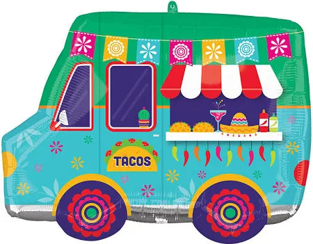 26" Fiesta Time Taco Truck Foil