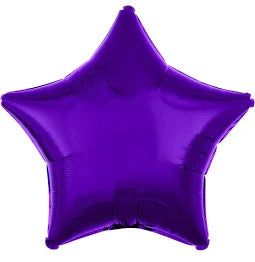 18" Star Foil: Purple