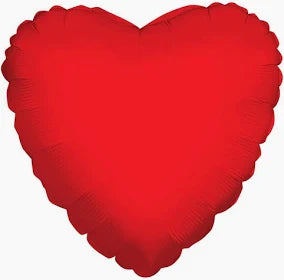 5" Foil Hearts: Red 5ct