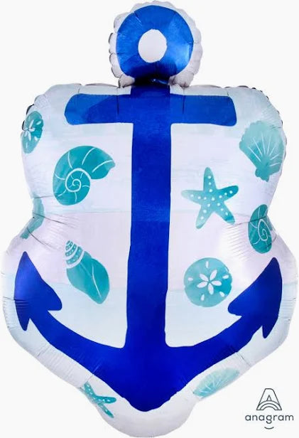 30" sea sand and sun anchor balloon