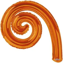 14” Kurly Spiral Orange