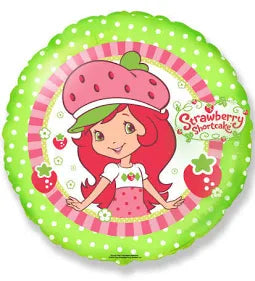 18" Strawberry Shortcake Foil Round Green