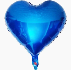 10" Foil Hearts: Dark Blue