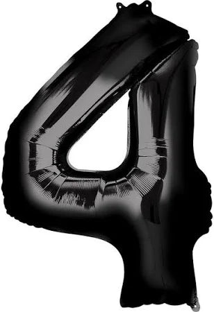 34” Number 4 Black CONVER