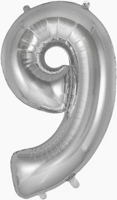 34” Number 9 Silver AiRise
