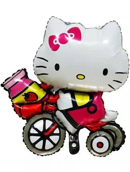 25" Hello Kitty riding bike