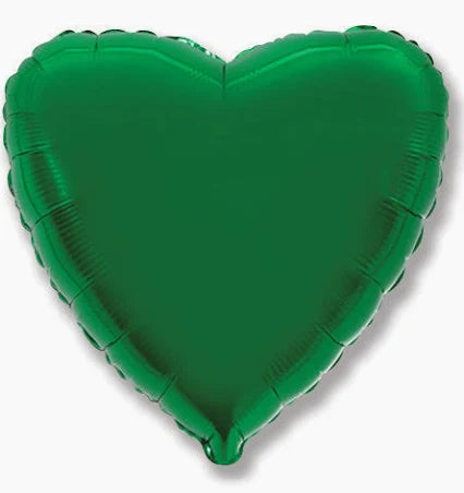 18” Heart Foil - Green