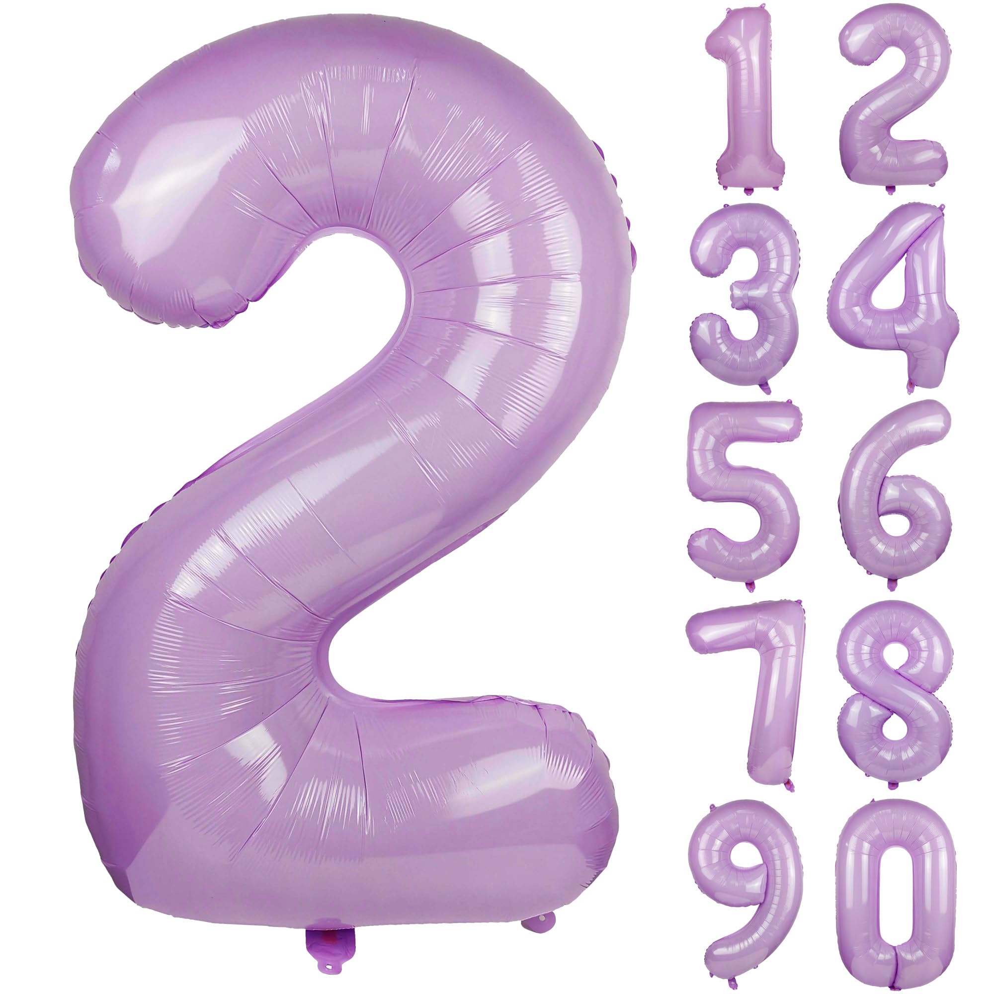 40” Macaron Purple Number 2