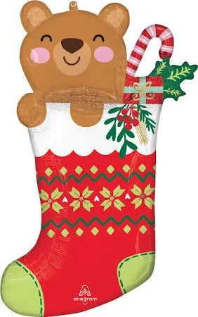 SS XL Beary Christmas Stocking