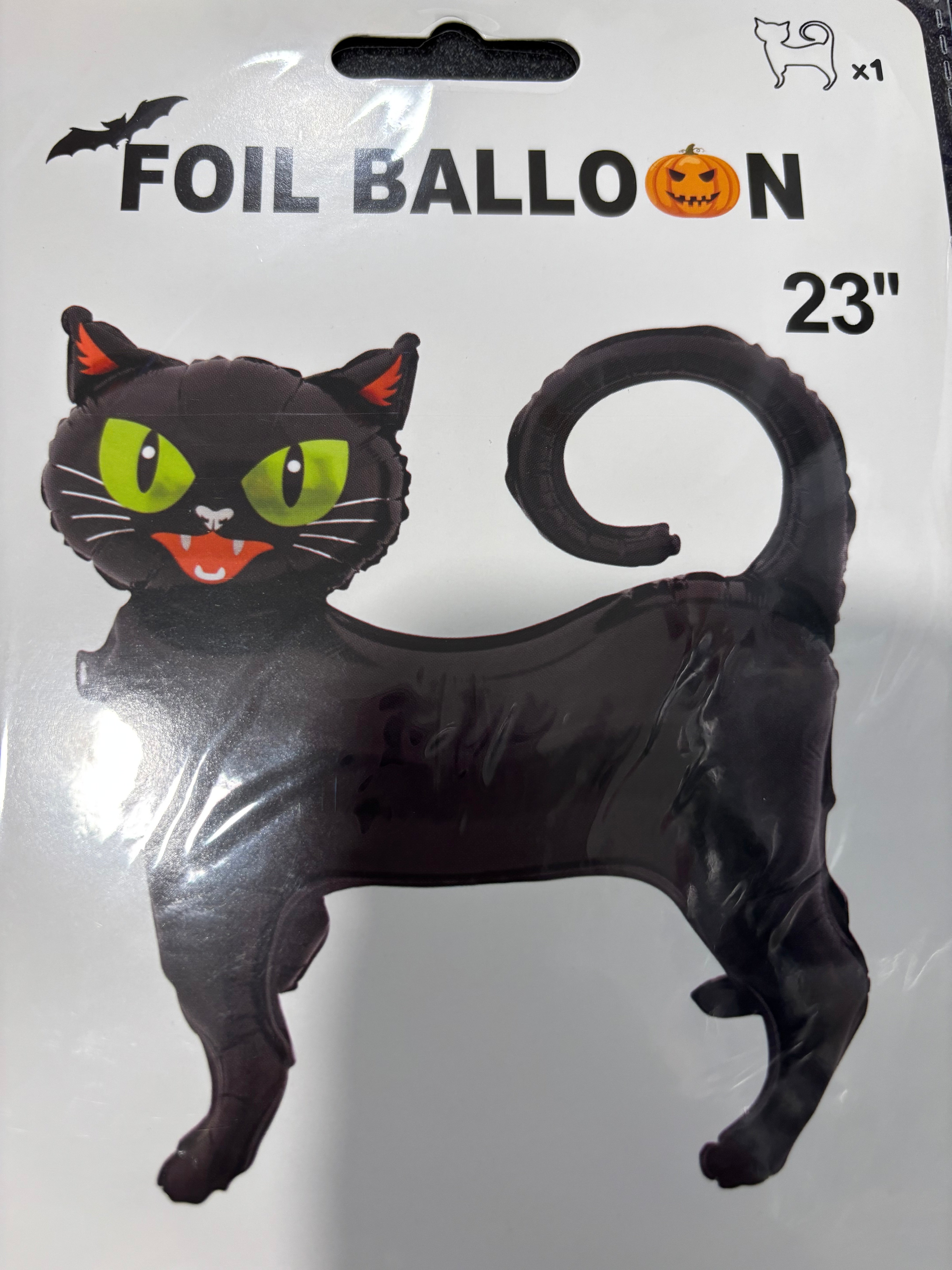 23" Black Cat Foil