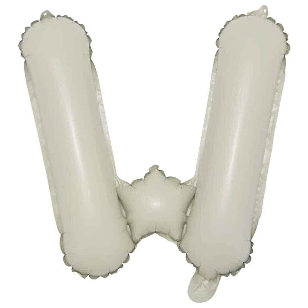 16” Cream Letter: W