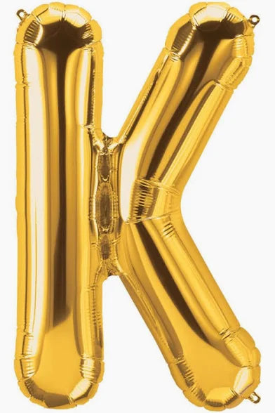 16" Gold Letter: K